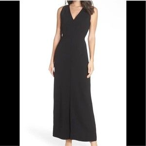 Harlyn Halter Neck Black Evening Gown Size Medium